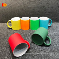 Neues Design der 11oz Sublimation Coated Soft Touch Beche Design Kaffeetasse Kaffeetasse